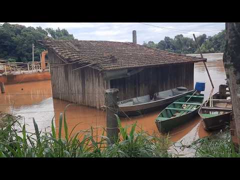 Herculândia-PR/ Rio ivai  enchente chegou nas casas 😱