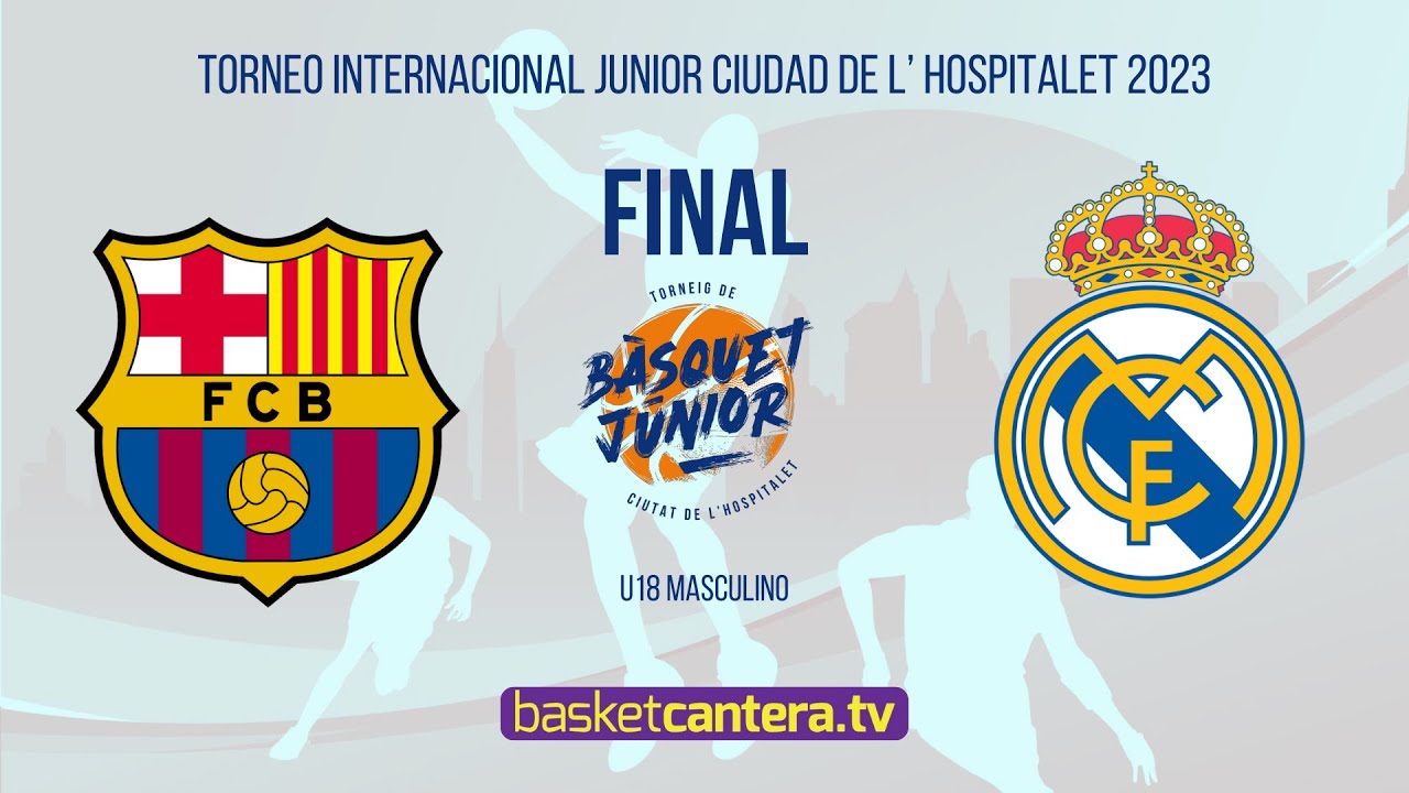 Final U18M. FC BARCELONA vs REAL MADRID . Final Torneo Internacional Junior Ciudad de L´Hospitalet