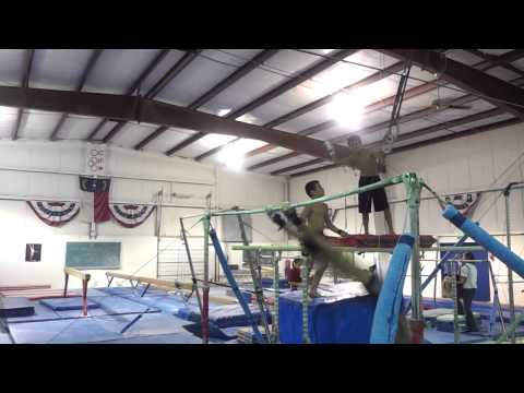 CGA High Bar Eagle Grip Hop to Front Giant Drill