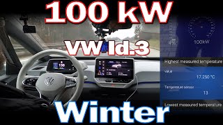 Download lagu 100kW charging in Winter with the VW Id 3... mp3
