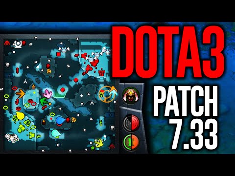 NEW "DOTA3" MAP - PATCH 7.33