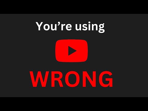 How to use YouTube PROPERLY (2 minute, no BS guide)