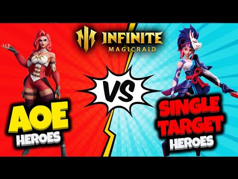 [Infinite Magicraid] AoE Heroes VS Single Target Heroes