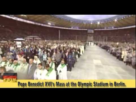 Pope Benedict XVI's Mass at the Olympic Stadium in Berlin