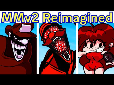 FNF Mario Madness V2 REIMAGINED (Reimagined Songs, Lyrics, Remixes) DEMO