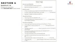 CAM 18 | IELTS LISTENING TEST | TEST 4 - SECTION 4 #english #listening #ielts #education #iseeielts