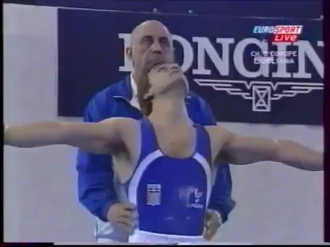Dimosthenis TAMPAKOS (GRE) rings - 2004 Europeans Ljubljana Team