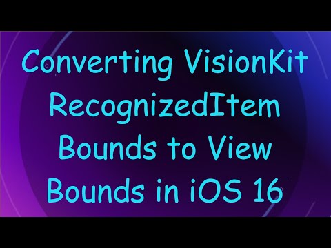 Converting VisionKit RecognizedItem Bounds to View Bounds in iOS 16