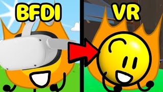 I Made a BFDI VR Game! - VR Object Show