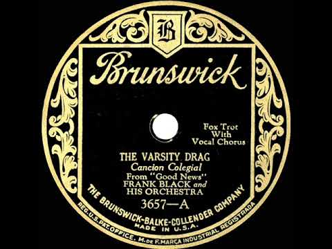 1927 Frank Black - The Varsity Drag (Franklyn Baur, vocal)