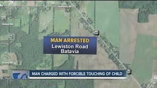 Forcible touching arrest in Batavia