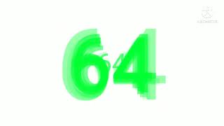 welcome to numbers band 61-70 but 64 is lime green