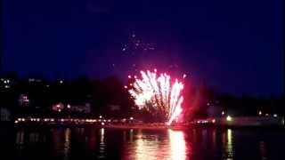 preview picture of video 'Port Orchard fireworks - July 4th 2012'