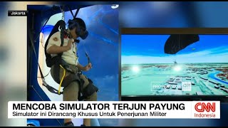 Indo Defense 2025 Hadirkan Simulator Terjun Payung