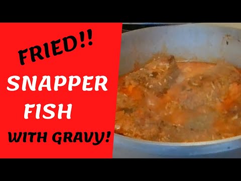 RED SNAPPER SLICES/ FRIED SNAPPER FISH SAUCE/ FISH GRAVY WITH KETCHUP