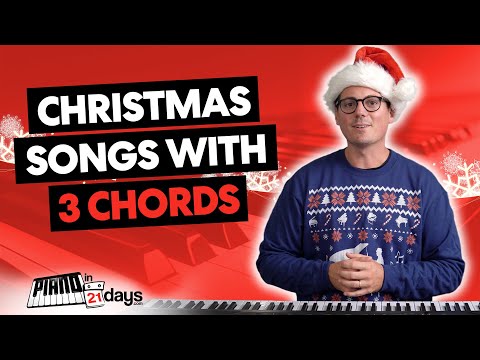 Play 5 Christmas Songs with 3 Chords (Beginner Piano Lesson)