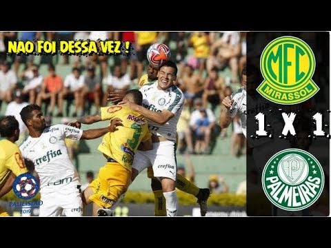 Mirassol 1 x 1 Palmeiras • Melhores Momentos Completo • Paulistão 2019 (09/03/2019)