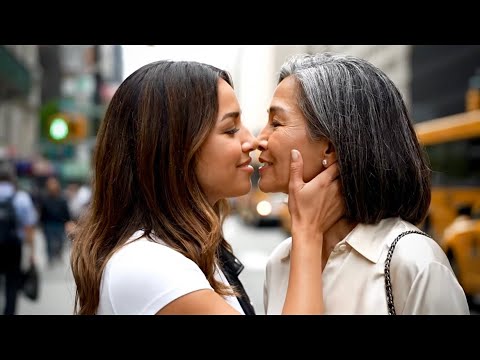 When Mom & Daughter Share Their Truth | Lesbian Kissing Video