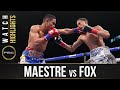 Maestre vs Fox HIGHLIGHTS: August 7, 2021 | PBC on FOX