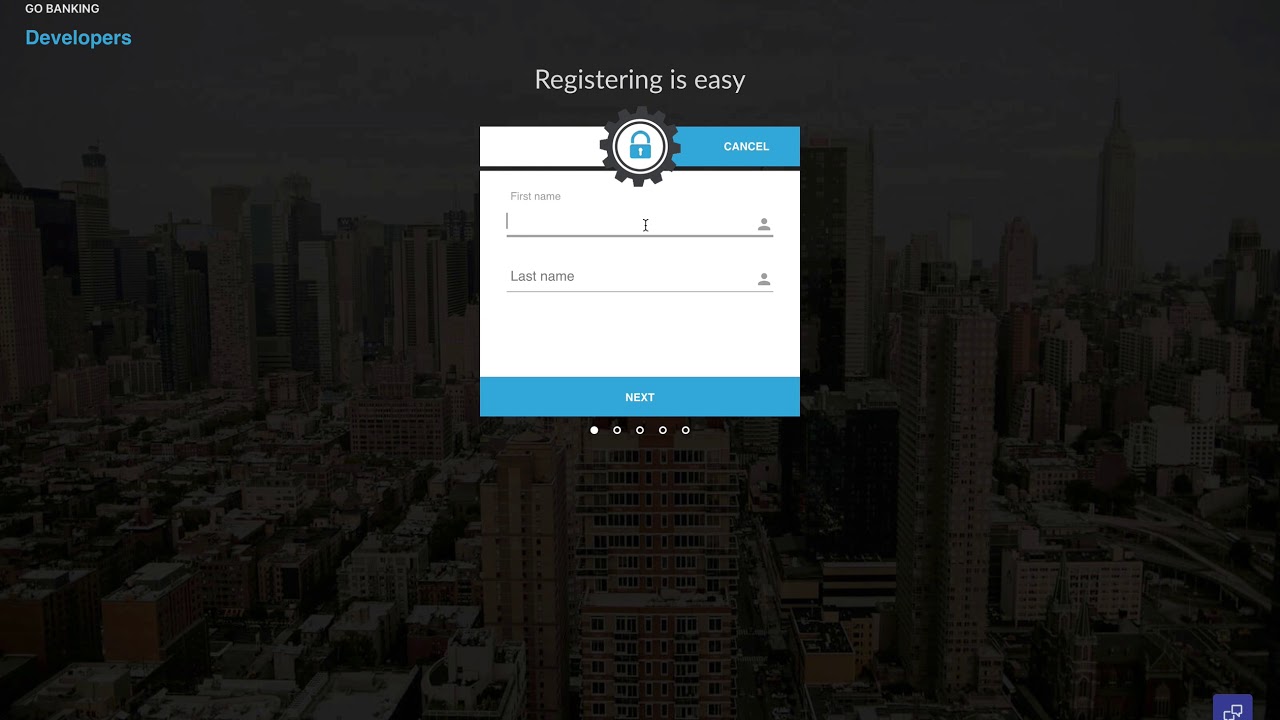 Open Banking 2 - Developer Portal Registration