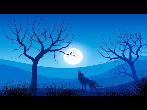 Relaxing Spooky Werewolf Music for Writing - Shadow Wolves ★584