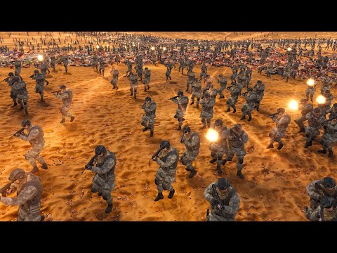 10.000 Modern Soldiers against 20.000 EVERY UNIT - - Ultimate Epic Battle Simulator 2 | UEBS 2 -TABS