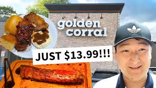 AFFORDABLE and DELICIOUS! Trying Golden Corral - America's Buffet!