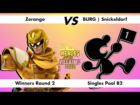 Zerango VS BURG | Snickeldorf, Winners Round 2, Pool B2, Heroes VS Villains 2022