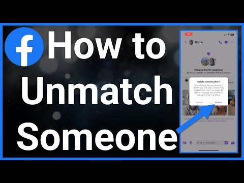 How Do You Unmatch On Fb Dating