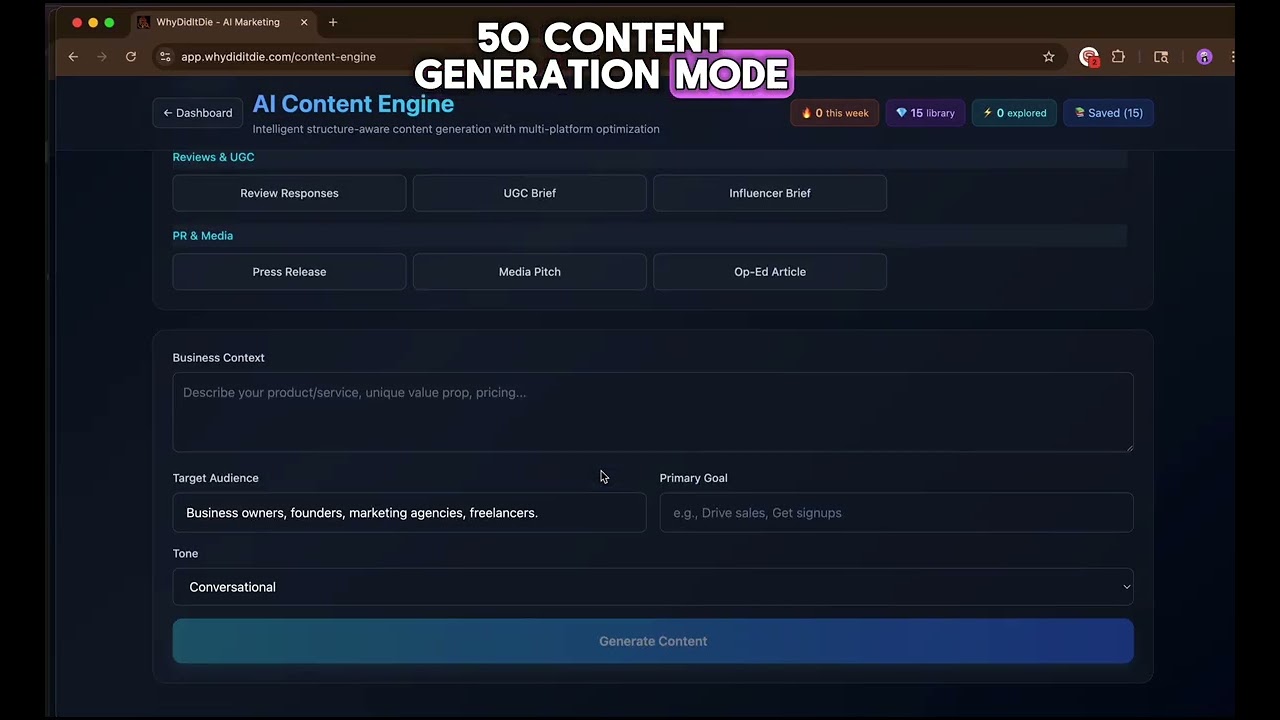 AI Content Engine