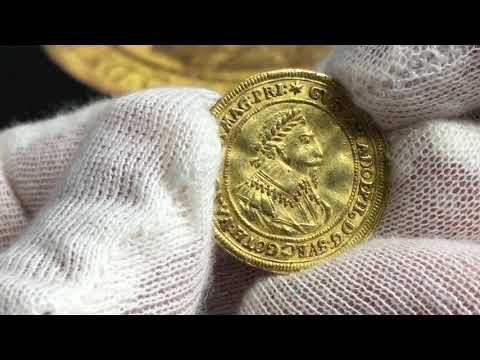 Sveriges konung, Gustav II Adolf - Nürnberg Dukat 1632 - Besittningsmynt i GULD