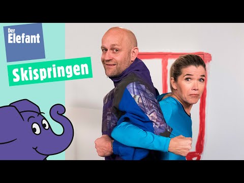 Anke und Jürgen springen Ski | Der Elefant | WDR