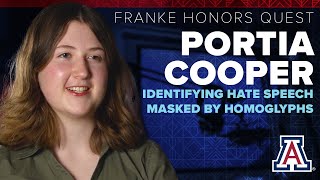 Portia Cooper | Franke Honors Quest