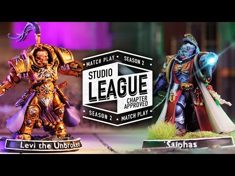 Adeptus Custodes vs Ultramarines | Studio League Season 2 - Game 8