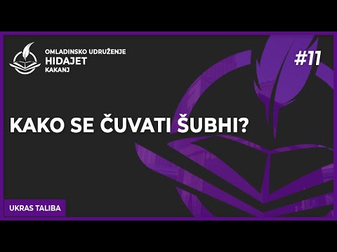 11 Kako se čuvati šubhi? - dr. Zijad Ljakić