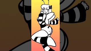 Sweet Little Bumblebee Dance - Mona #animationshorts #animation #memeanimation #danceanimation