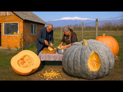 How to Make Azerbaijani-Style Crepes with Walnut and Pumpkin ? 🎃