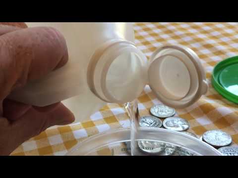 what happens to silver in VINEGAR???