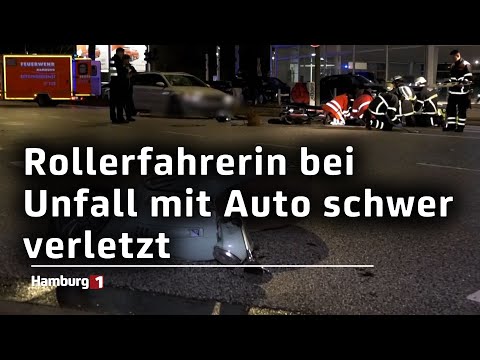 Verkehrsunfall in Lokstedt: 37-Jährige schwer verletzt