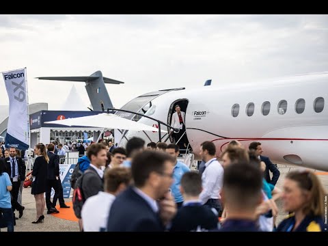 Visite virtuelle du statique civil - Salon du Bourget 2023 - Dassault Aviation