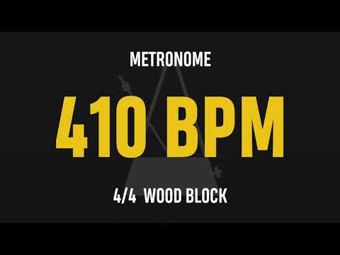 410 BPM 4/4 - Best Metronome (Sound : Wood block)