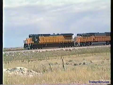 Classic Railroad Series 754 - Action at Reno Jct, Wyoming Summer 1991.