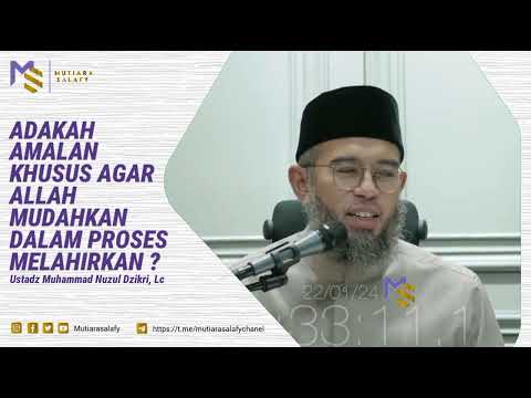 AMALAN Khusus Untuk Wanita Yang Sedang Hamil ? - Ustadz Muhammad Nuzul Dzikri, Lc