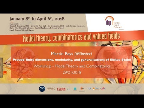 Pseudo-finite dimensions, modularity, and generalisations of Elekes–Szabo