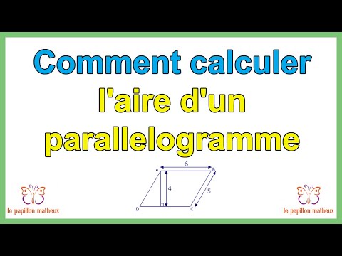 Comment calculer l'aire d'un parallelogramme formule