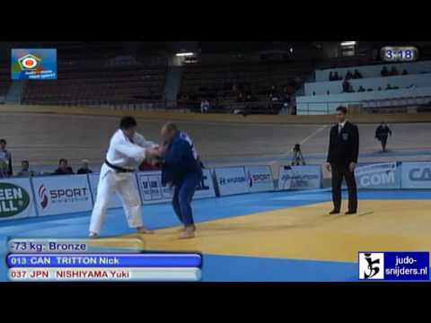 Judo 2010 World Cup Vienna: Nick Tritton (CAN) - Yuki Nishiyama (JPN) [-73kg] bronze.