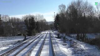preview picture of video 'DB Bahn - Führerstandsmitfahrt Nr. 48 - Von Bad Kreuznach nach Kaiserslautern im Schnee'