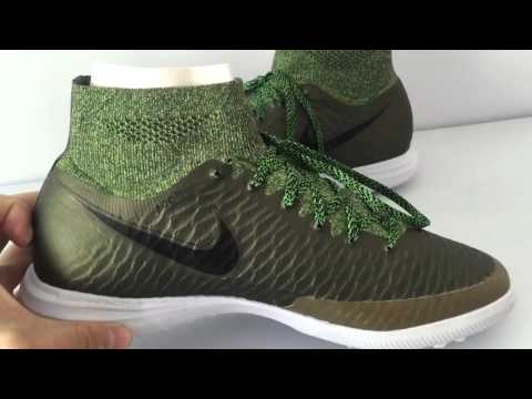 unboxing Nike MagistaX Proximo TF String Green  Metallic Gold Black
