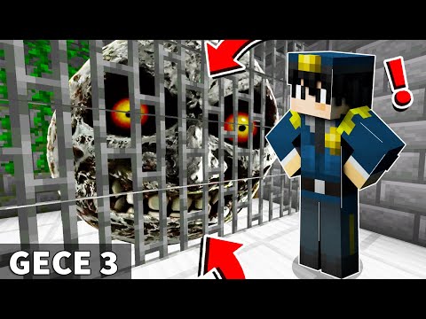 KORKUNÇ AY'I HAPSE ATTIM! 😱 - Minecraft