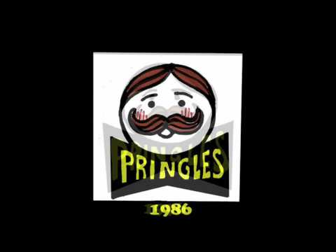A History of The Pringles logo 1916 to 2016